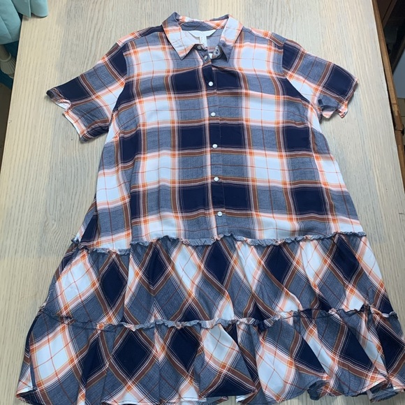 CUTE Plaid Babydoll Dress - Picture 3 of 4
